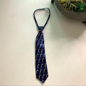 City Streets youth zipper pull adjustable tie Blue